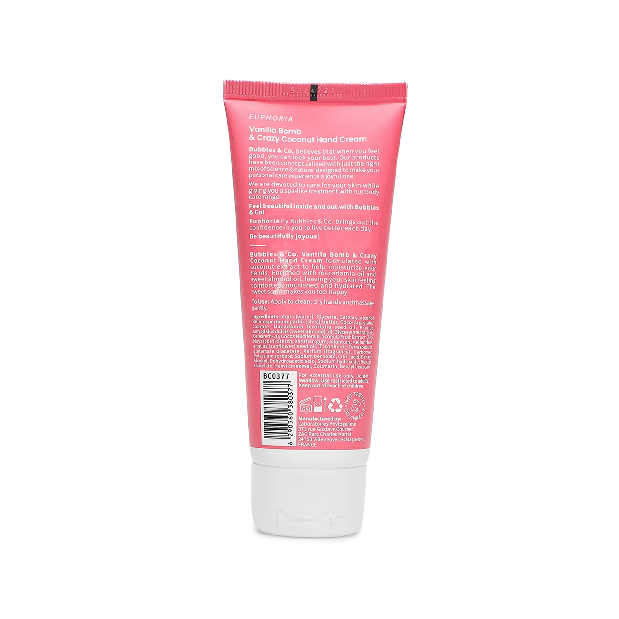 Vanilla Bomb and Crazy Coconut Hand Cream 75ml