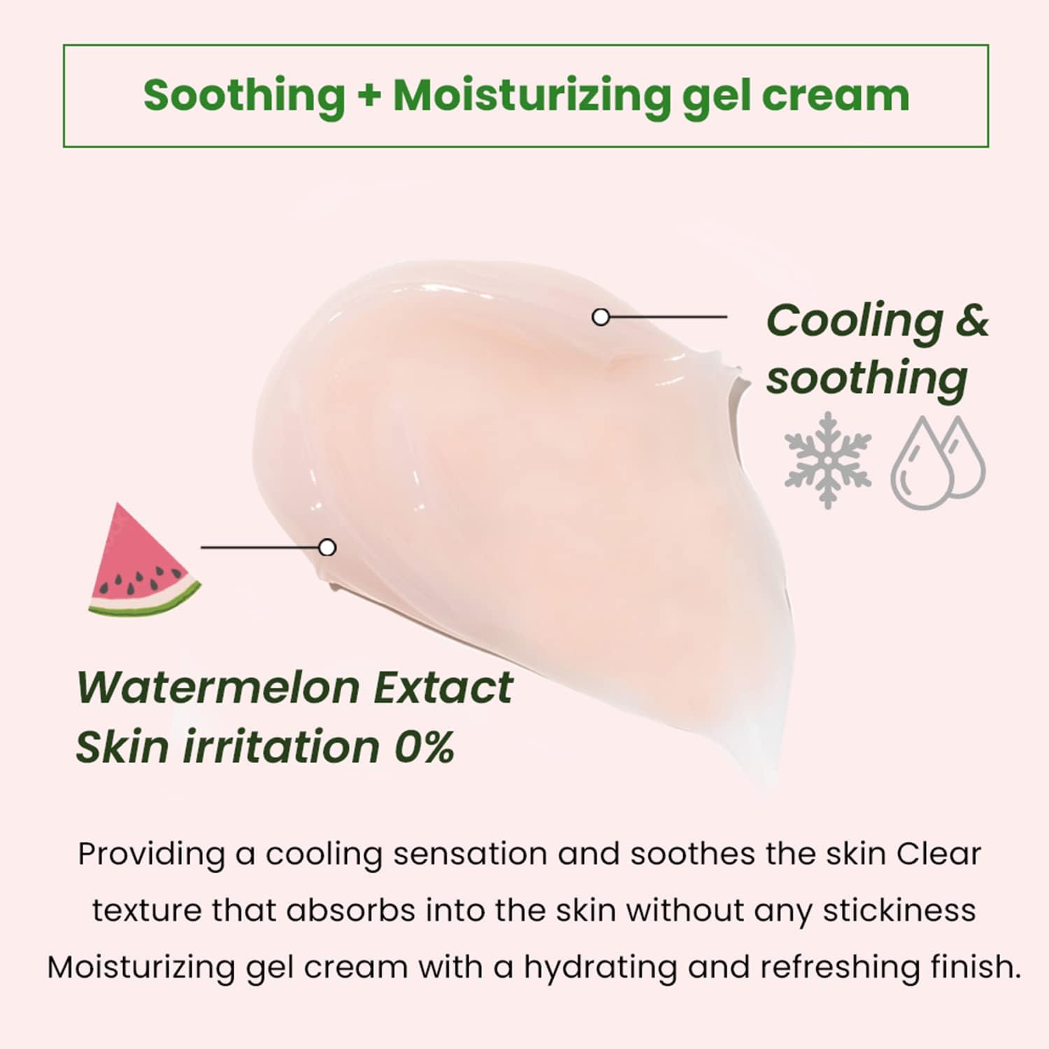 Watermelon Moisture Soothing Gel Cream 110 ml