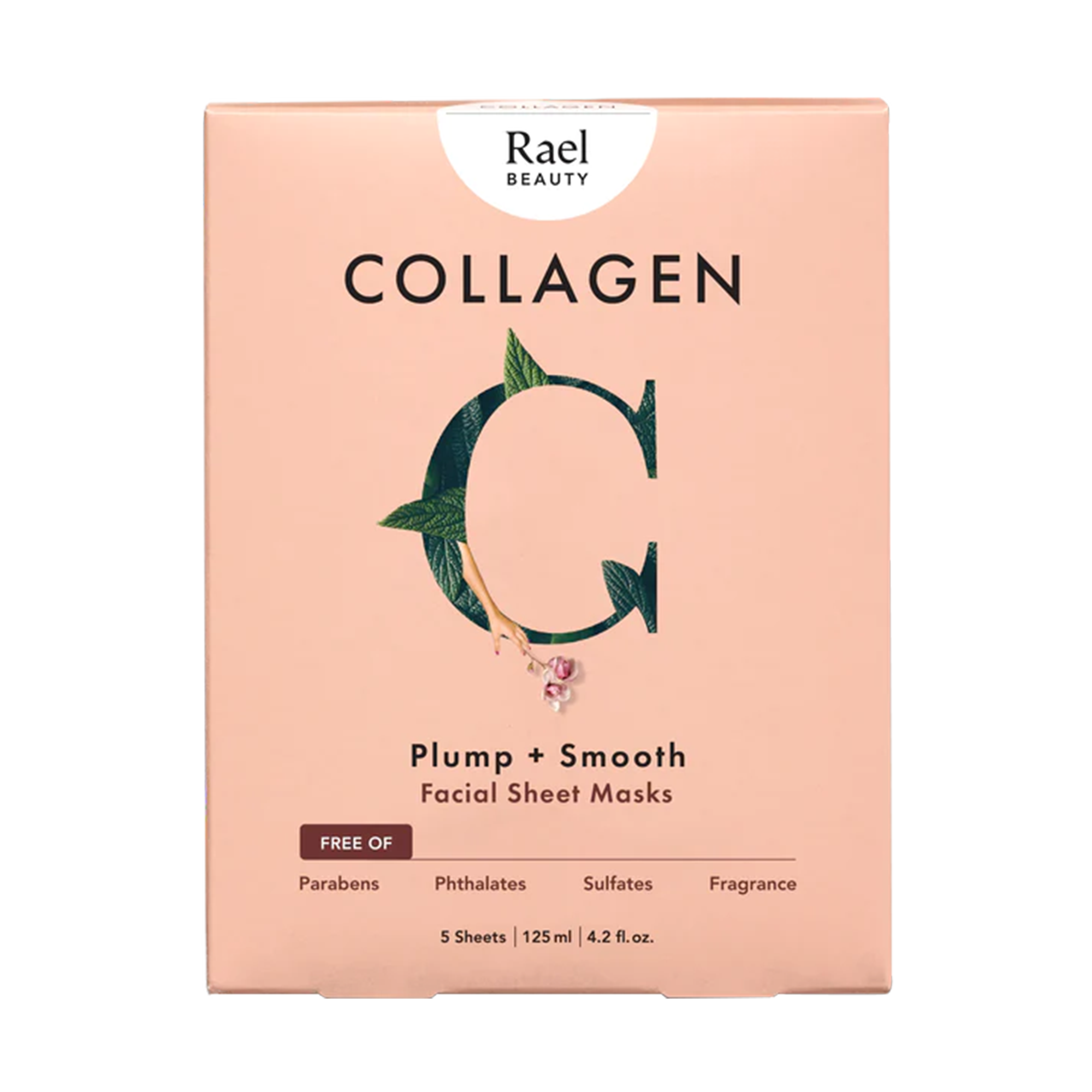 Collagen Facial Sheet Masks -Pack of 5