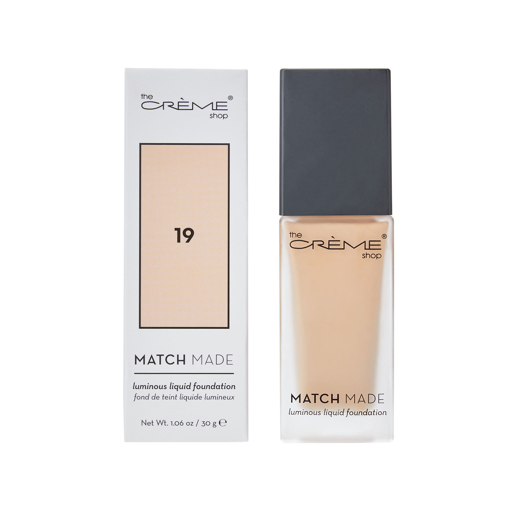 Match Made - Luminous Liquid Foundation 19-True Beige