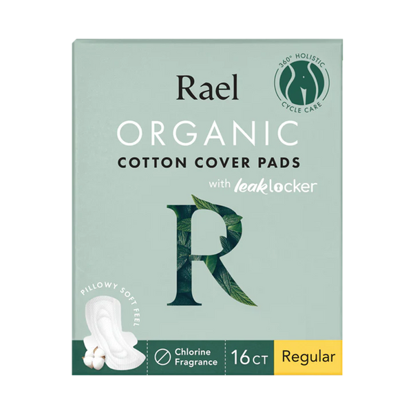 Organic Cotton Cover Pads - Regular -Pack of 14