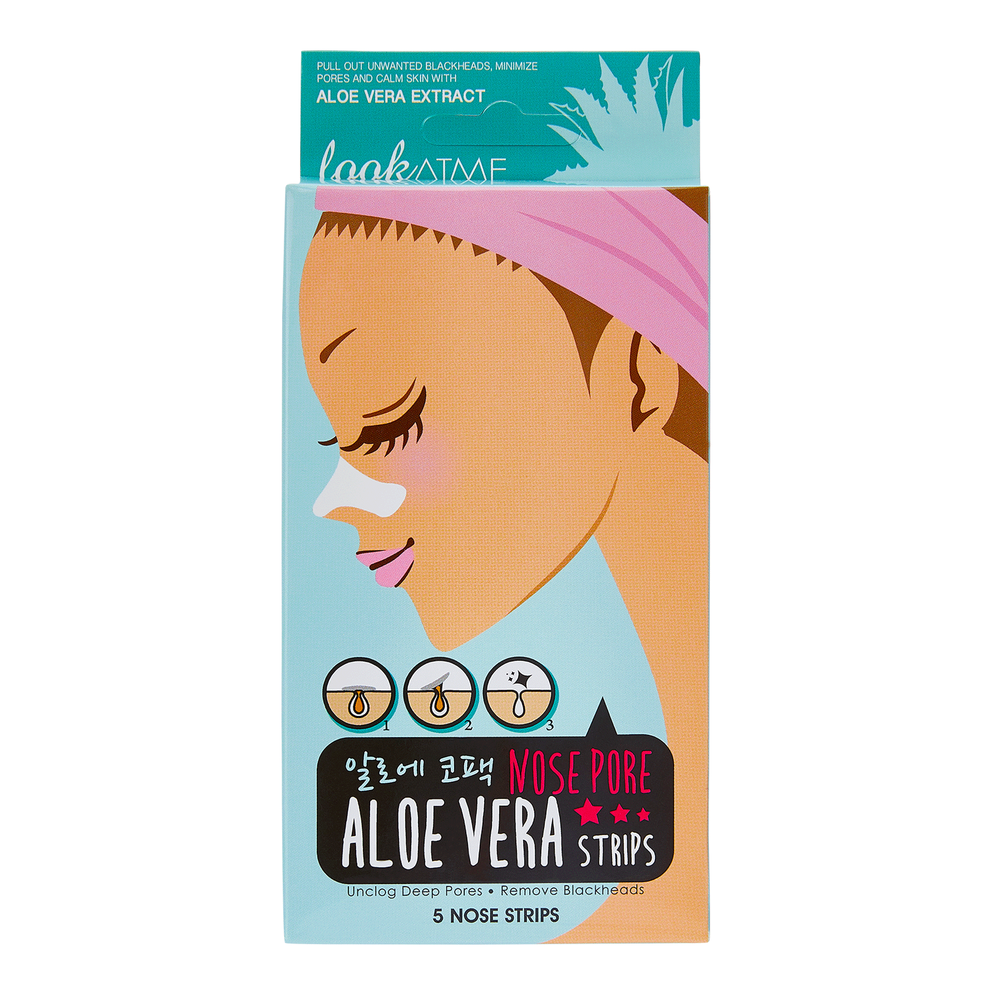 Nose Pore Patch Set of 5 - Aloe-Vera