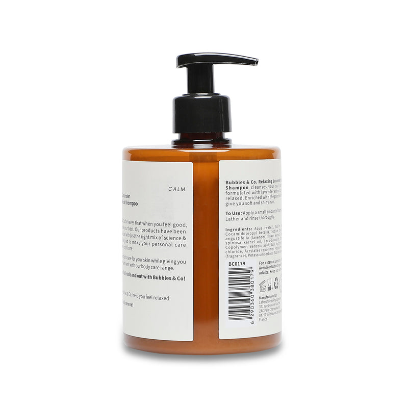 Relaxing Lavender and Musk Shampoo 500ml