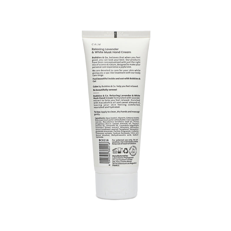 Relaxing Lavender and Musk Hand Cream 75ml