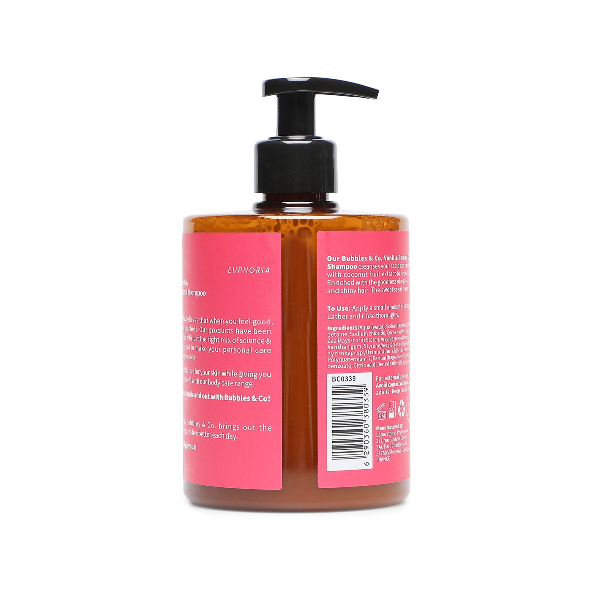 Vanilla Bomb and Crazy Coconut Shampoo 500ml