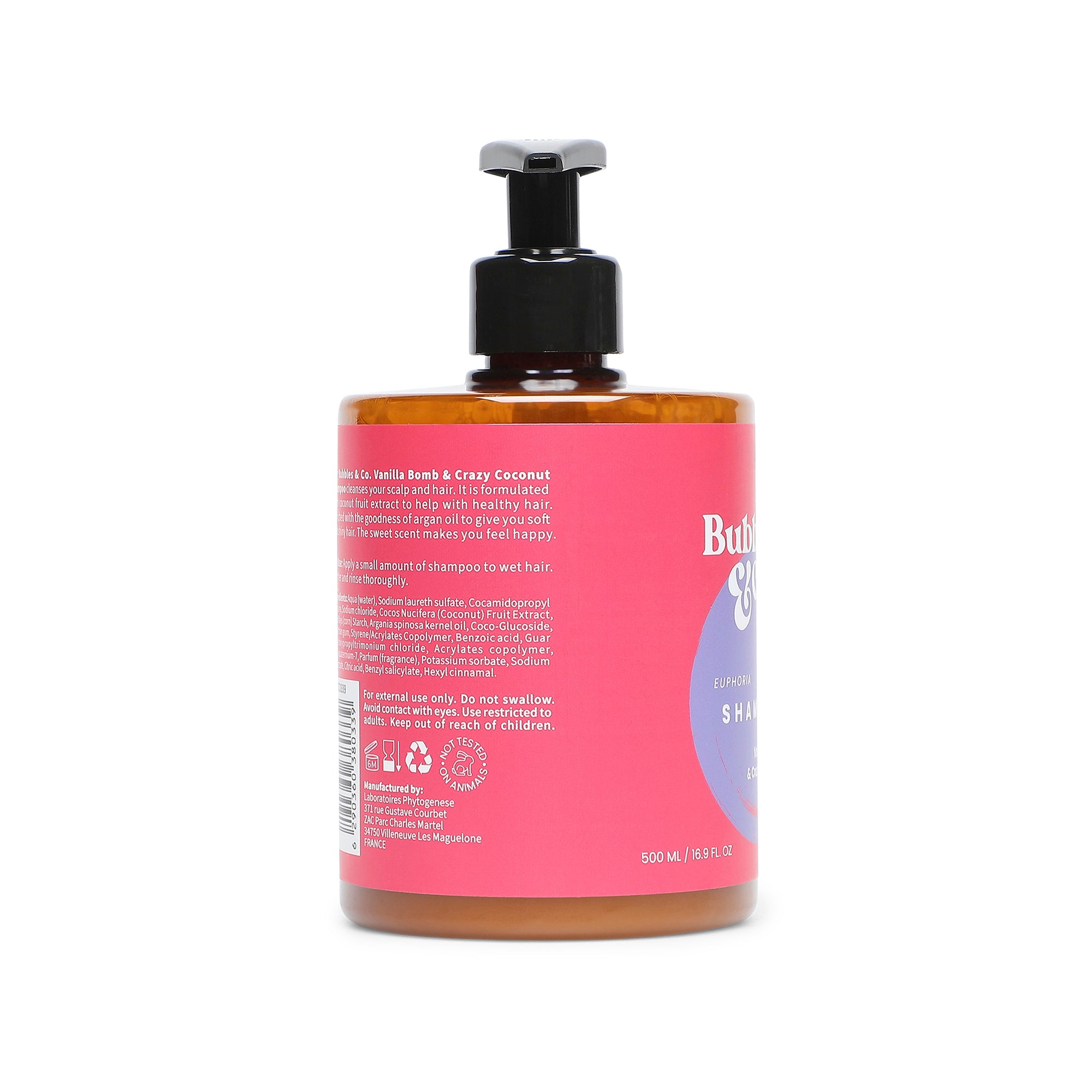 Vanilla Bomb and Crazy Coconut Shampoo 500ml