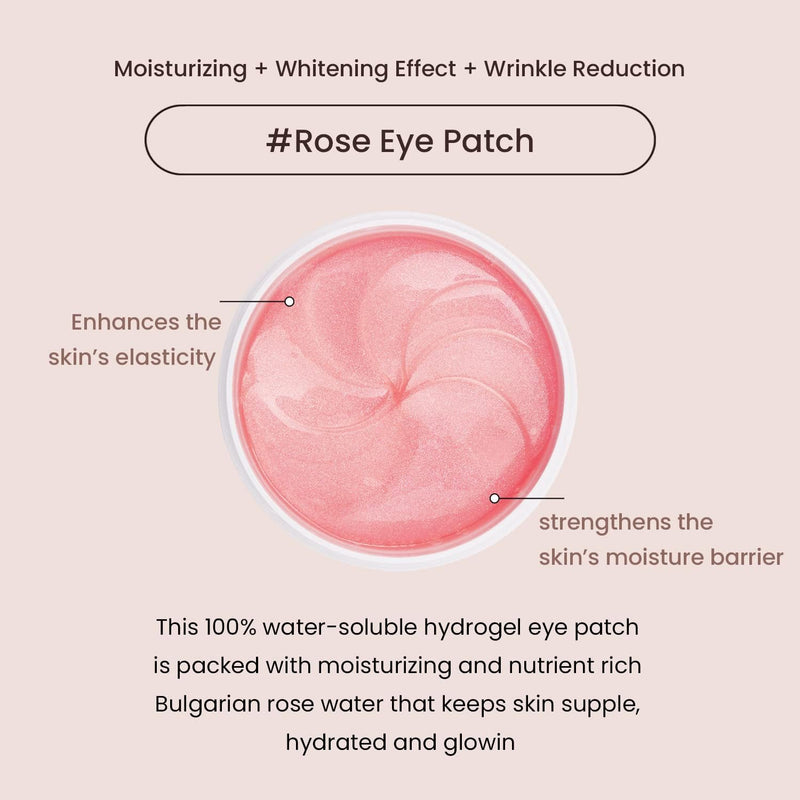 Bulgarian Rose Water Hydrogel Eye Patch 60pcs