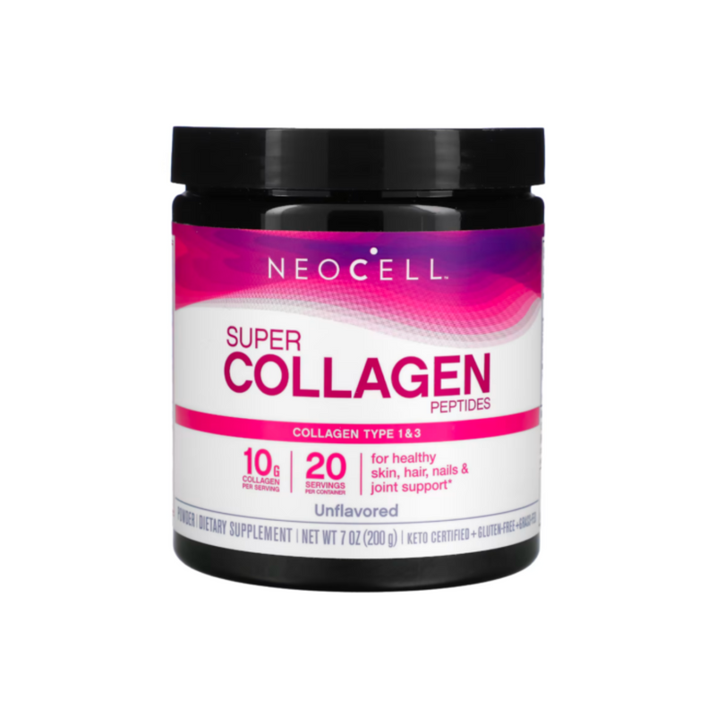 Super Collagen Powder - 10g collagen peptides 7 Oz Unflavored