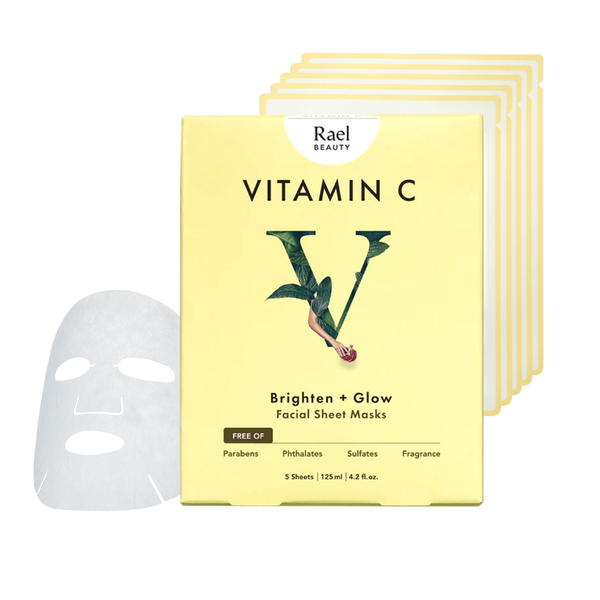Vitamin C Facial Sheet Masks -Pack of 5