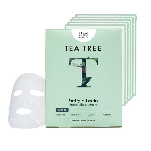 Tea Tree Facial Sheet Masks -Pack of 5