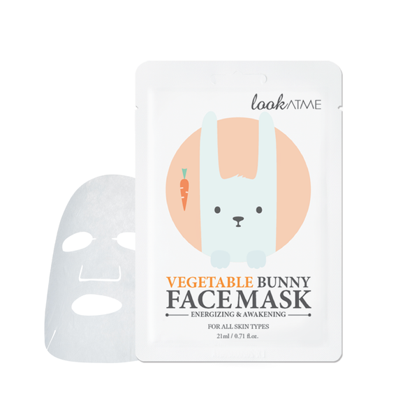 Vegetable Bunny Face Mask 