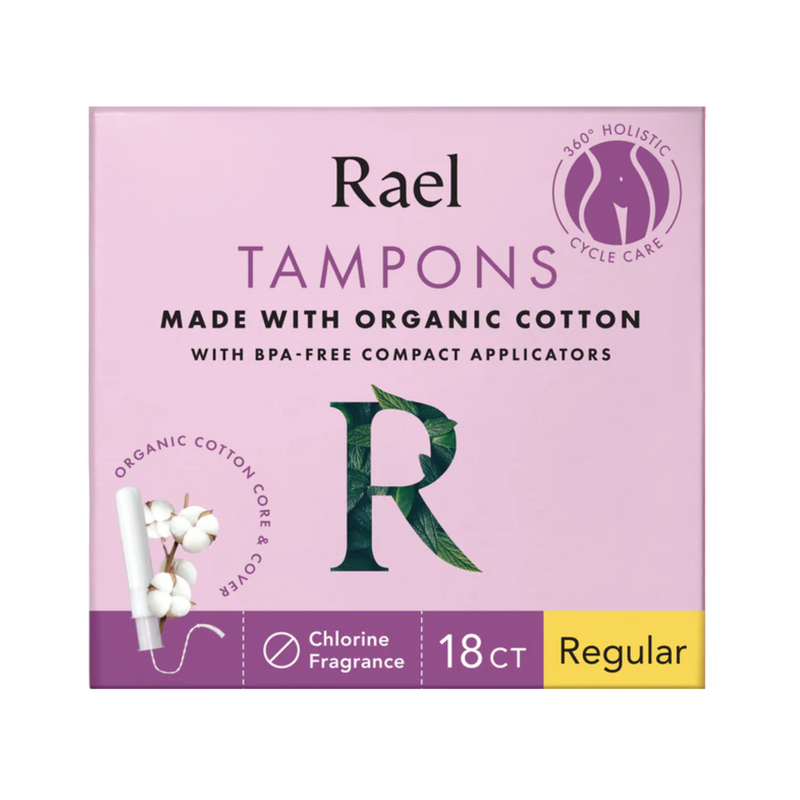 Cotton Tampons  with compact applicator