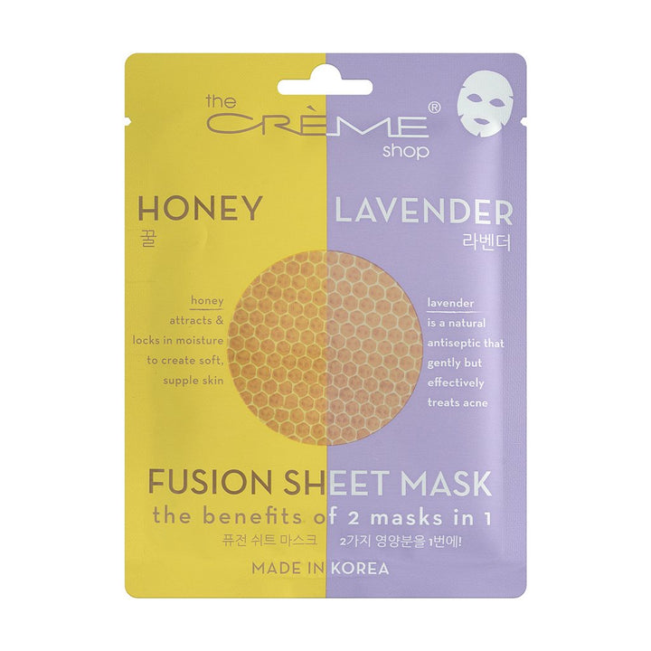 Honey Lavender 2-In-1 Fusion Sheet Mask Honey + Lavender Oil