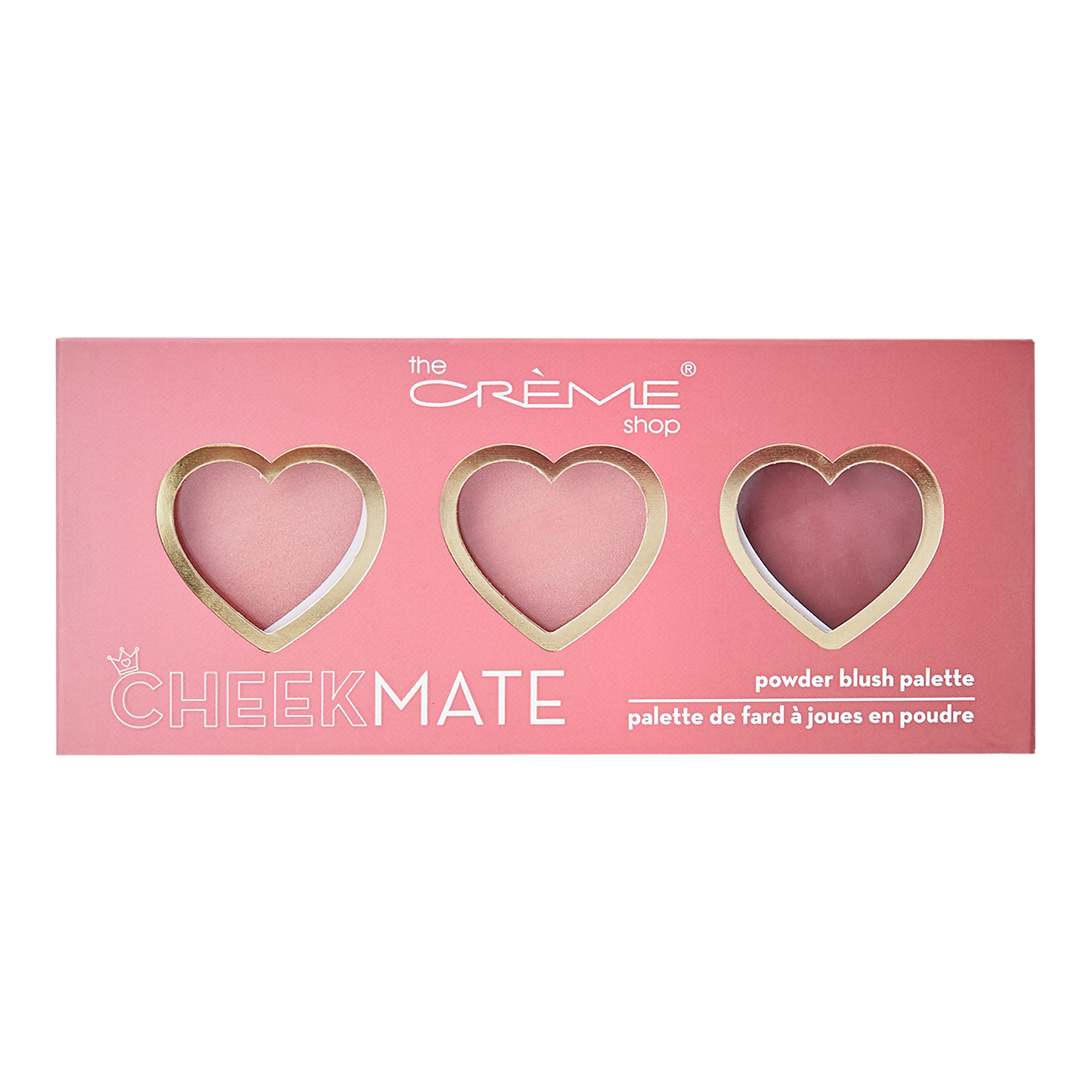"Cheekmate"Powder Blush Trio Palette Queen