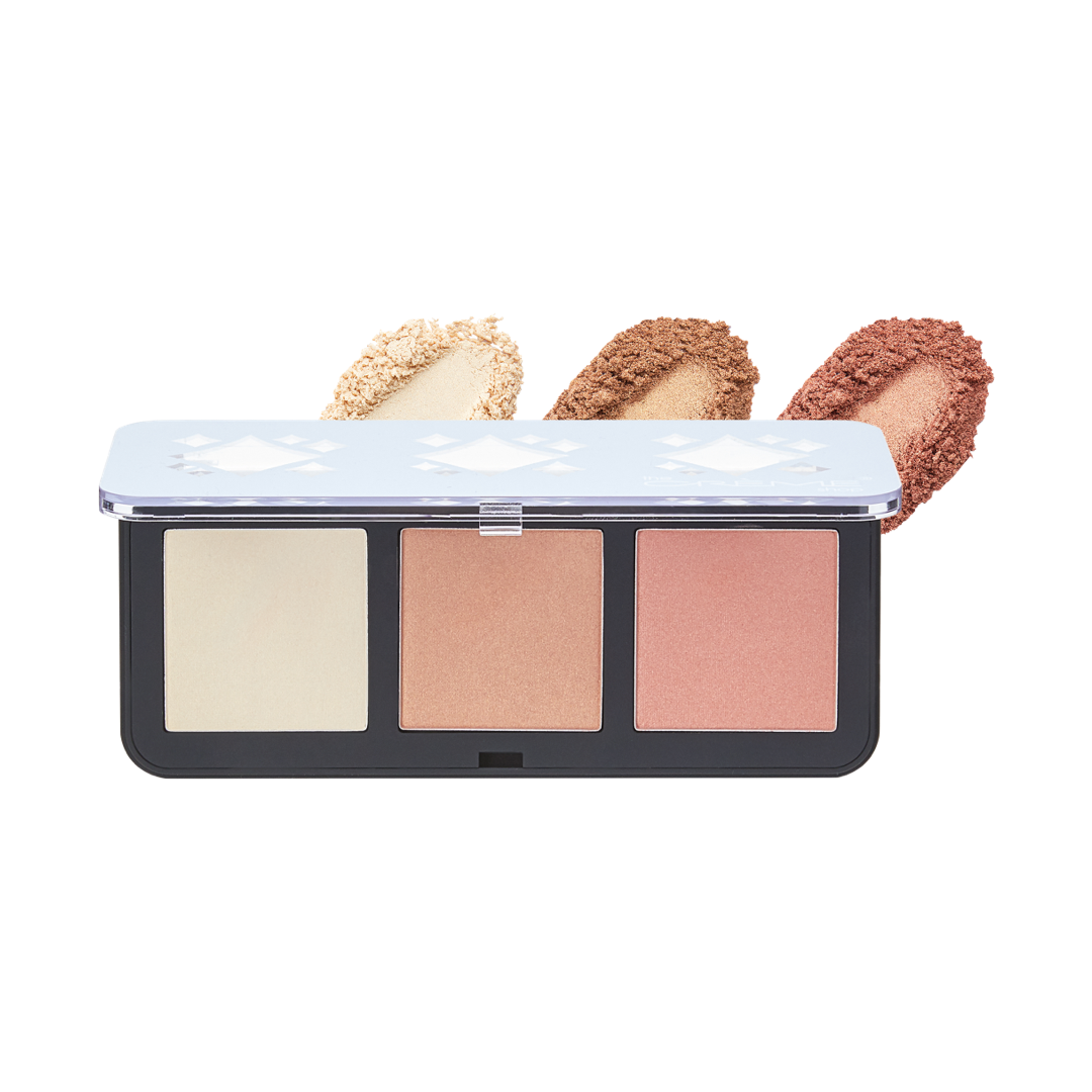 "Cheekmate"Powder Blush Trio Palette Queen