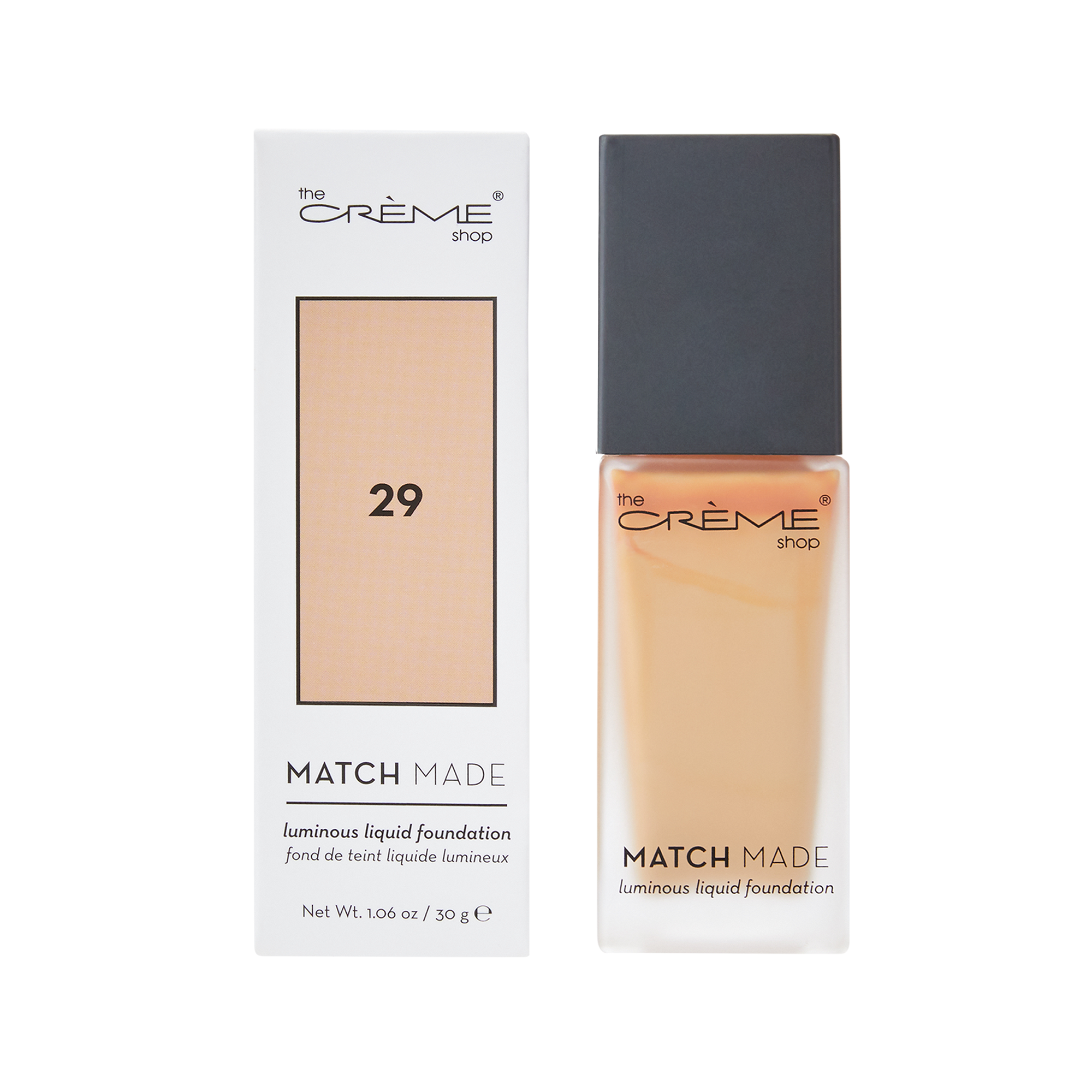 Match Made - Luminous Liquid Foundation 29-Golden Honey