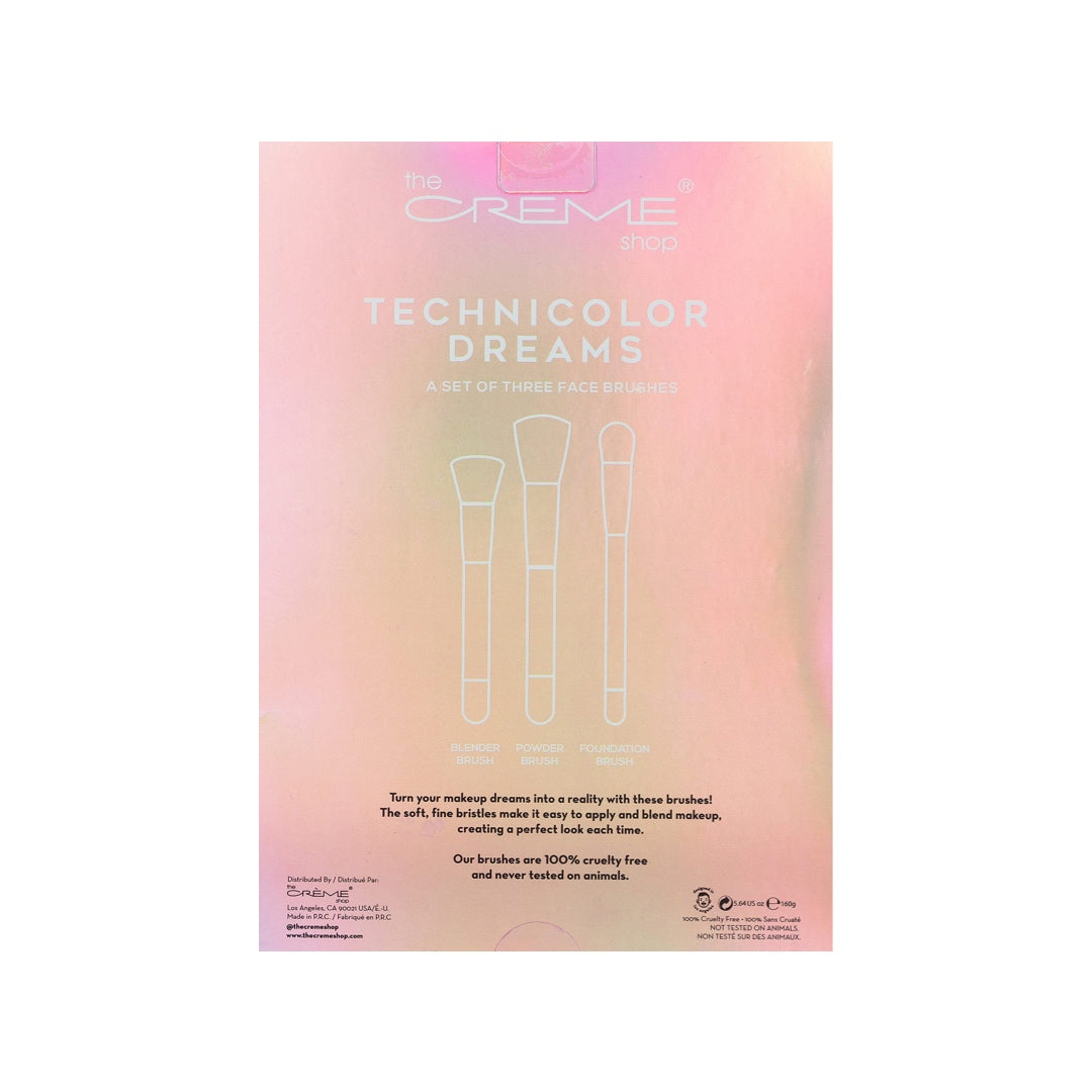 Techicolor Dreams - Set of 3 Face Brushes