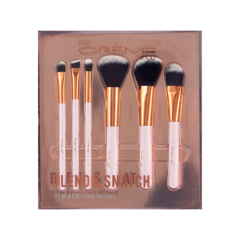 Blend & Snatch - 6 Brushes For a Picture Perfect Finish Silver