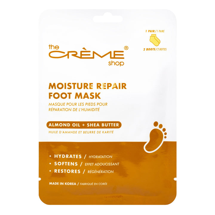 Moisture Repair Foot Mask | Almond Oil + Shea Butter