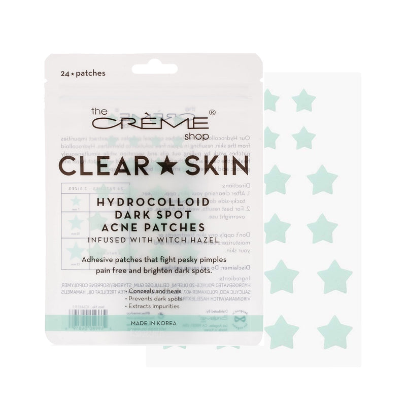 Clear ? Skin - Hydrocolloid Dark Spot Acne Patches Infused with Witch Hazel