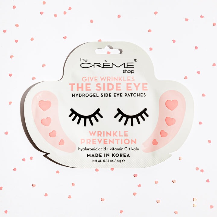 Wrinkle Prevention - Hydrogel Side Eye Patches Hyaluronic Acid + Vitamin C + Kale