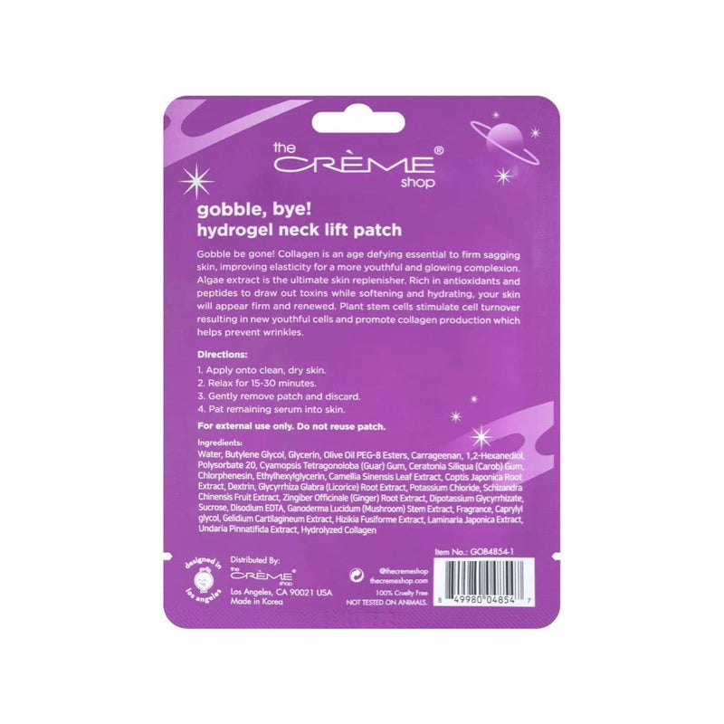 Gobble, Bye! Hydrogel Neck Lift Patch