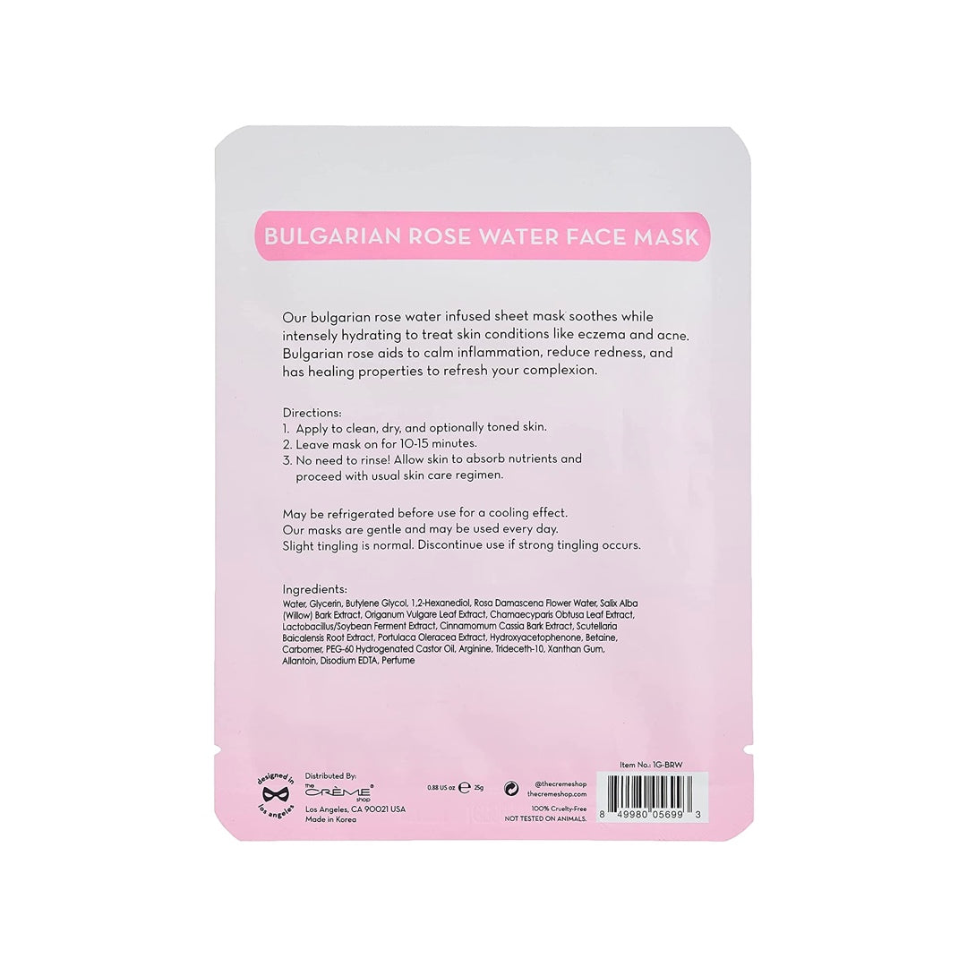 Bulgarian Rose Water Face Mask