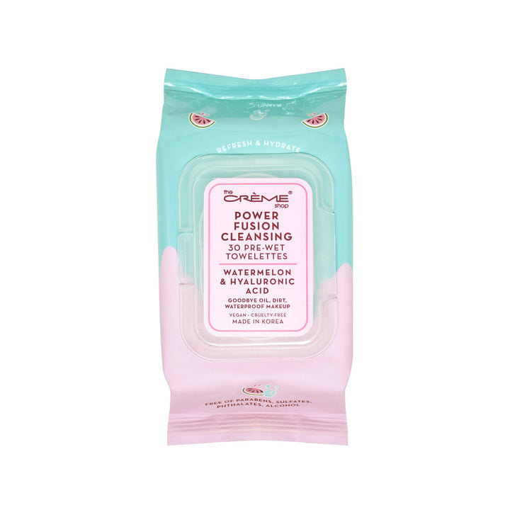 Power Fusion Cleansing Towelettes Watermelon + Hyaluronic Acid