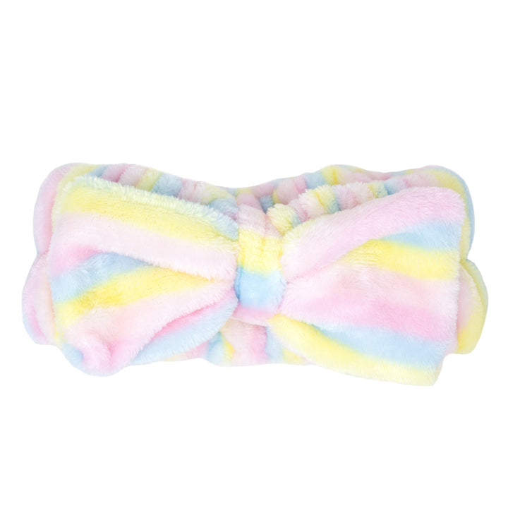 Pastel Stripe Teddy Headband