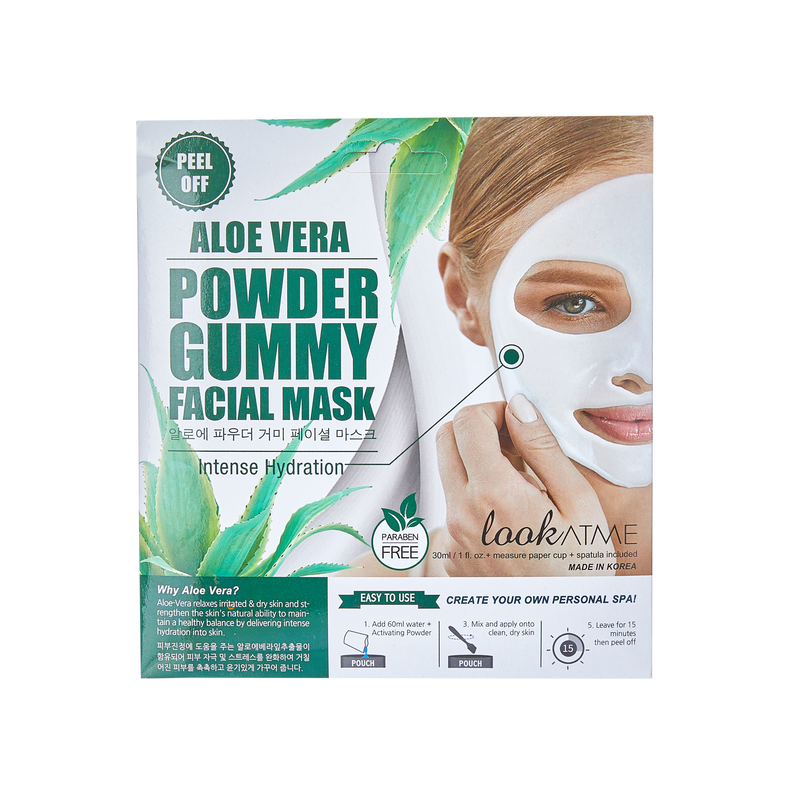 Powder Gummy Facial Mask- 1Pc - Aloe-Vera