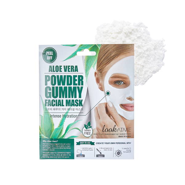 Powder Gummy Facial Mask- 1Pc - Aloe-Vera