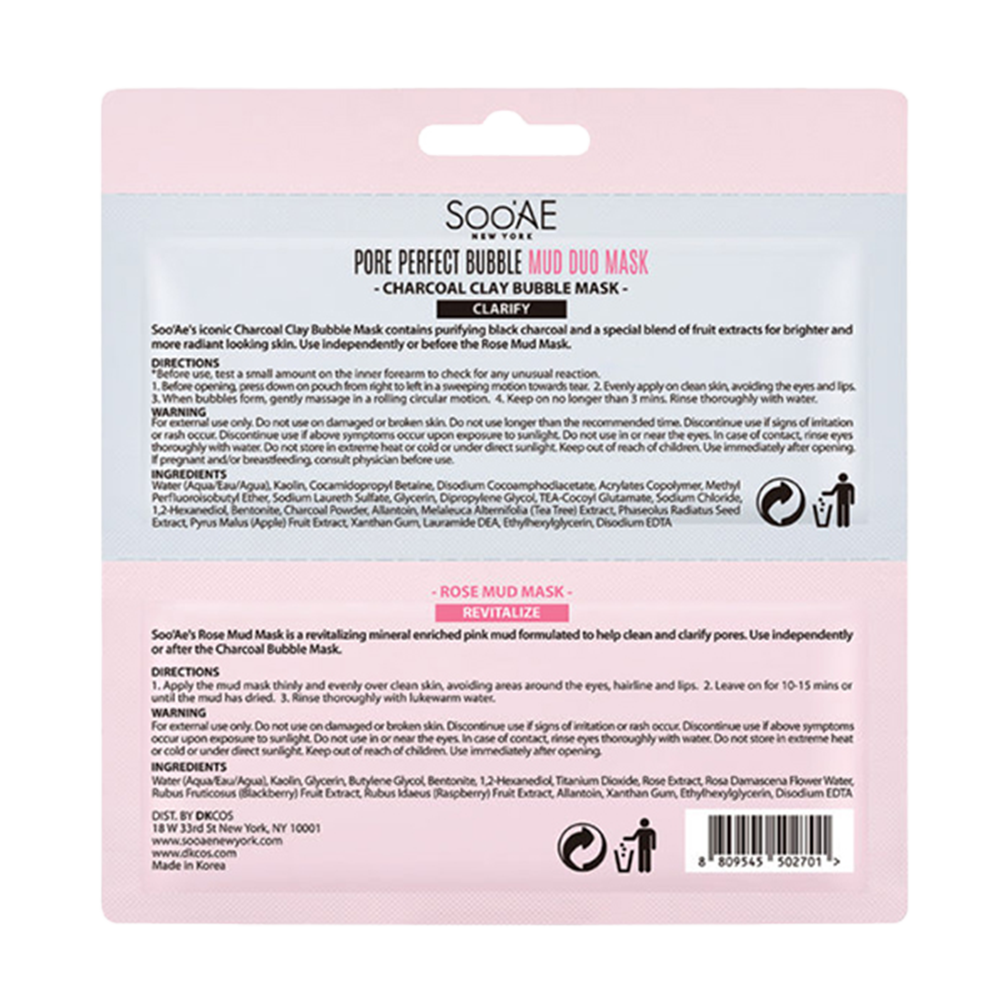 Pore Perfect Bubble Mud Duo Mask