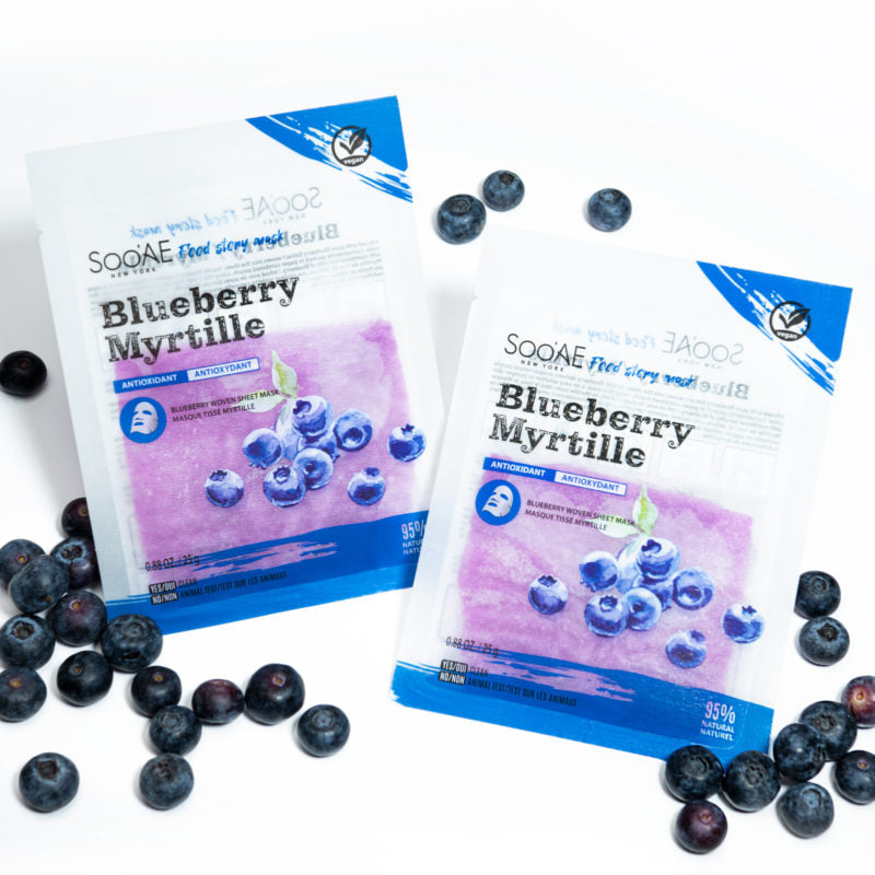 Food Story Face Mask- Blueberry