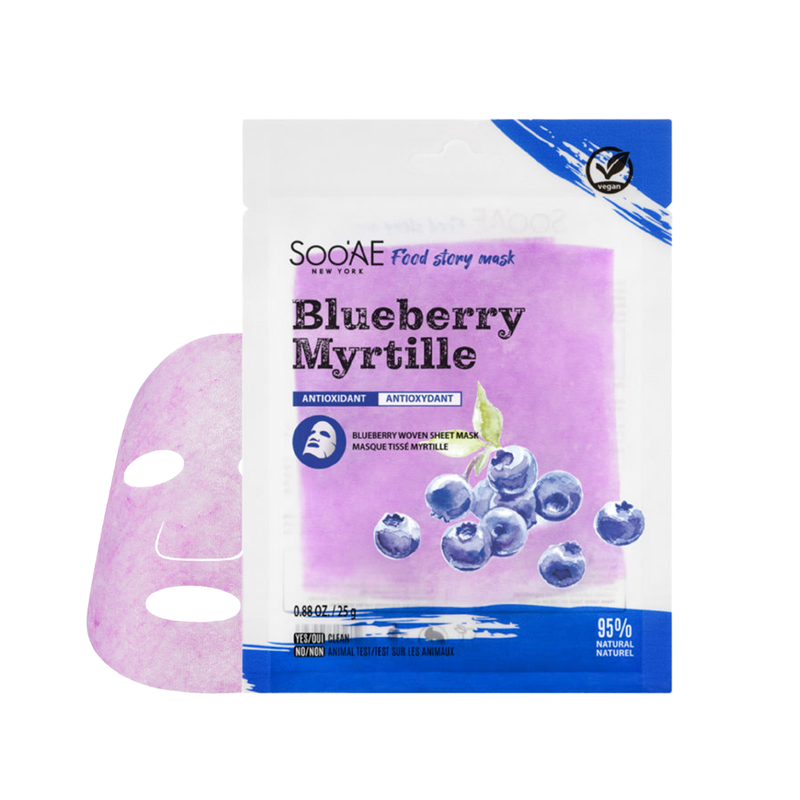 Food Story Face Mask- Blueberry