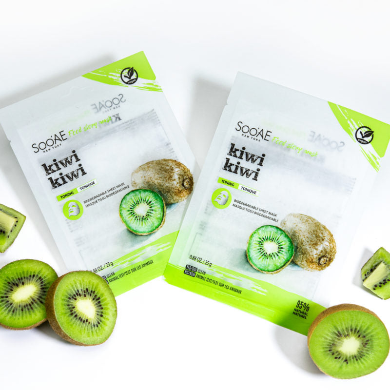 Food Story Face Mask- Kiwi