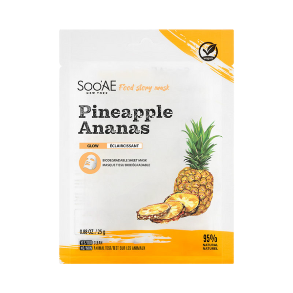 Food Story Face Mask- Pineapple