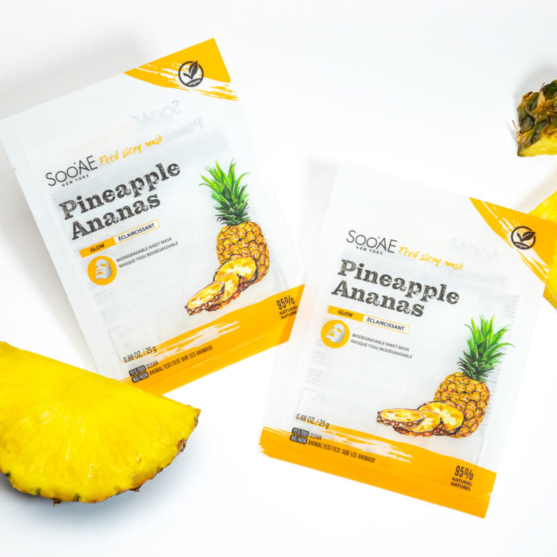 Food Story Face Mask- Pineapple