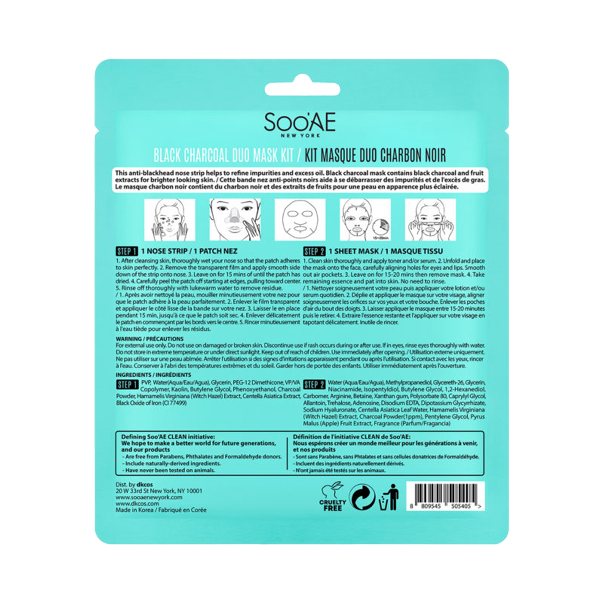 Black Charcoal Duo Mask