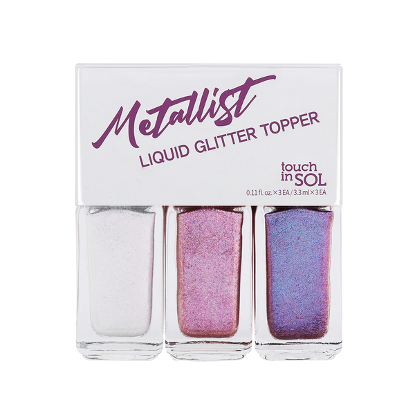 Metallist Liquid Glitter Topper #3 Shine Purple Look