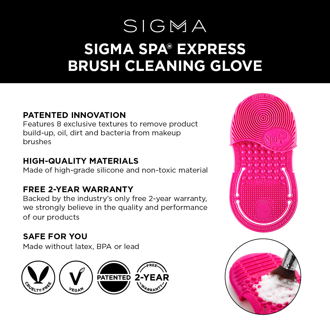 Sigma Spa® Express Brush Cleaning Glove