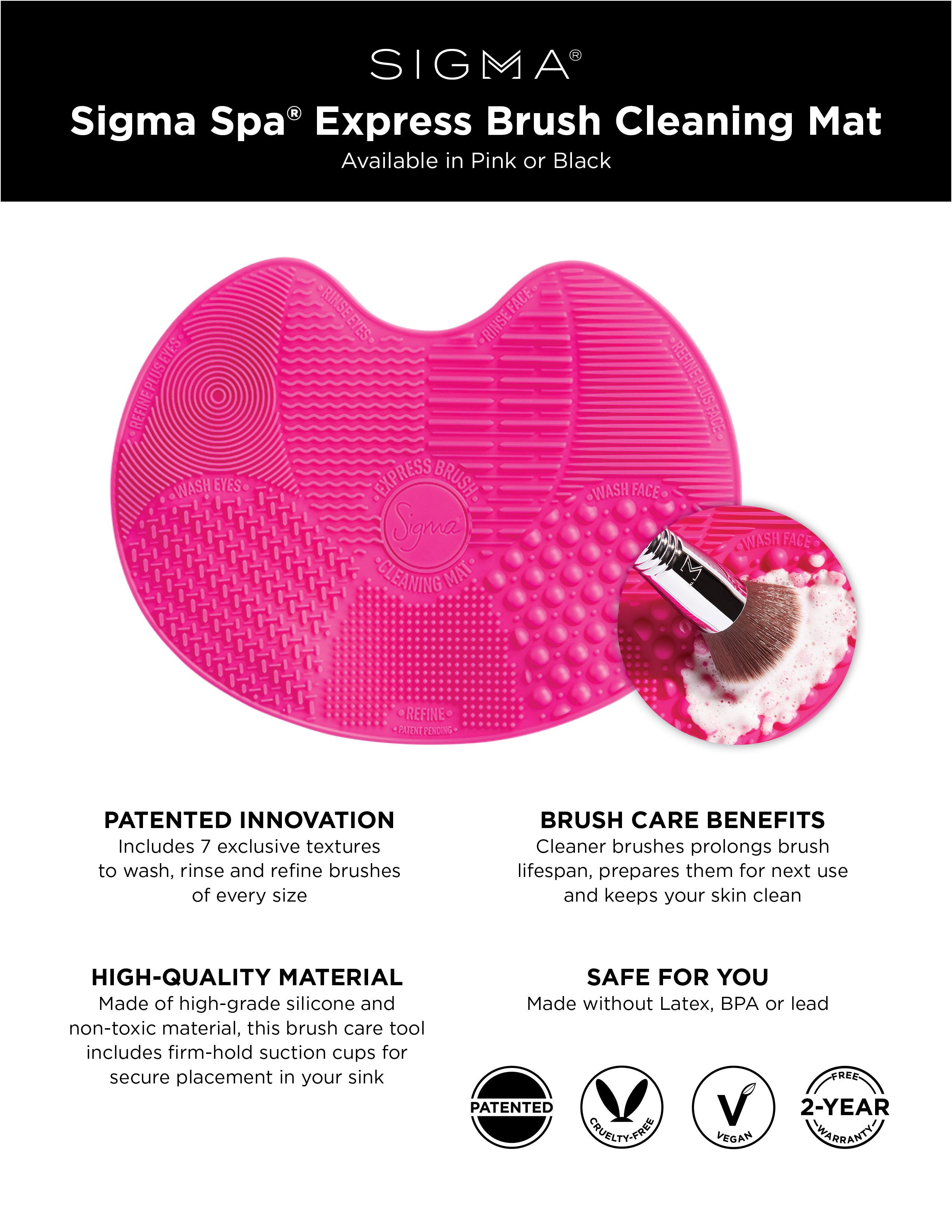 Brush Cleaning Mat