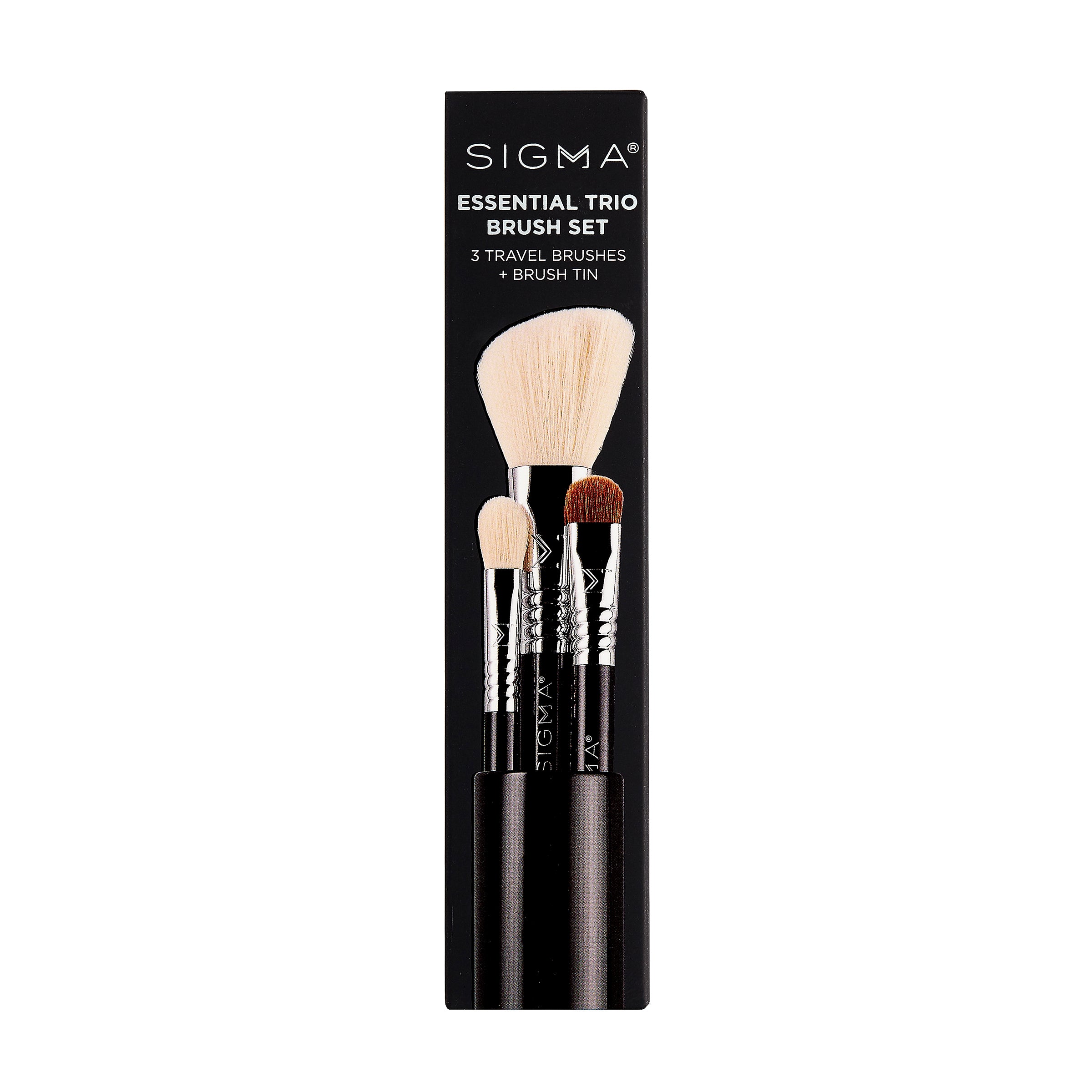 Essential Trio Brush Set- Black