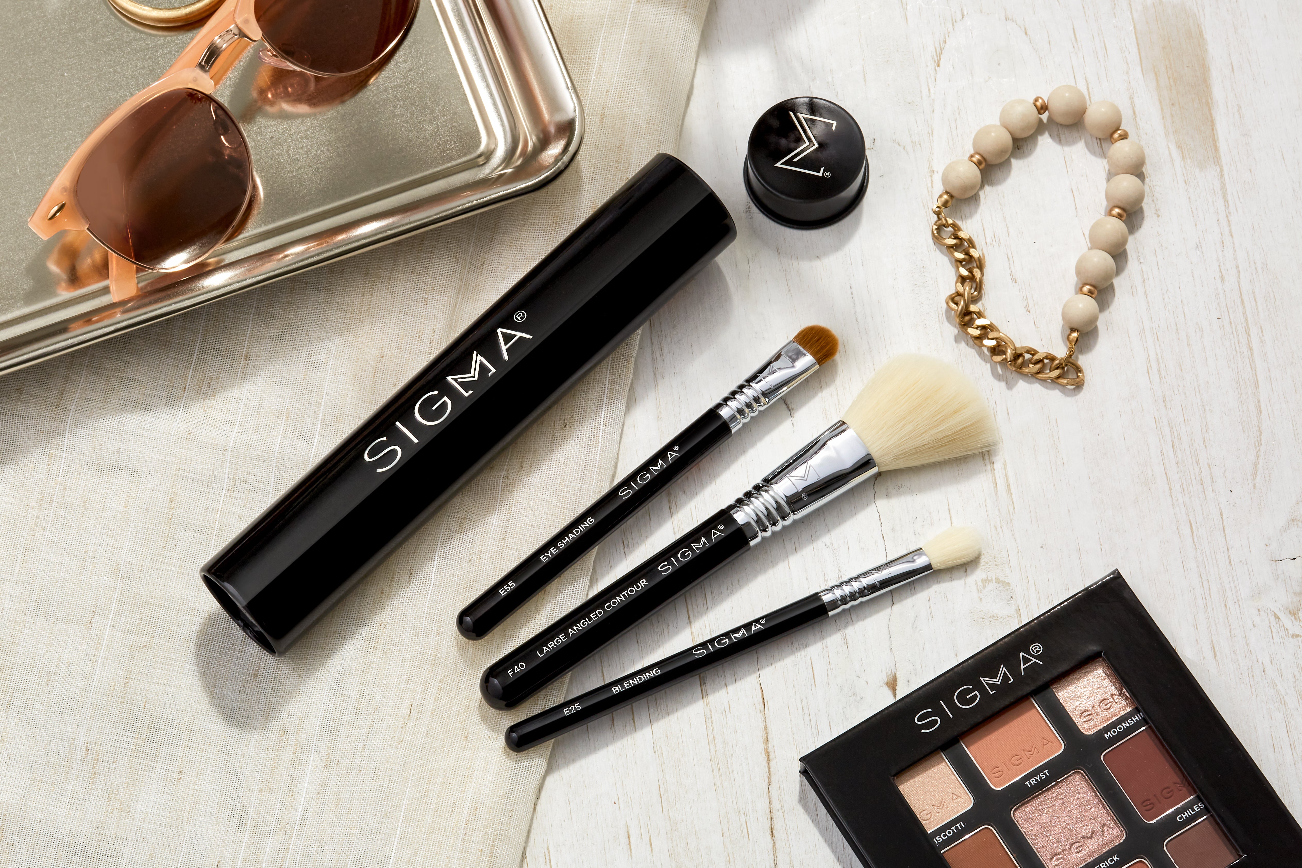 Essential Trio Brush Set- Black