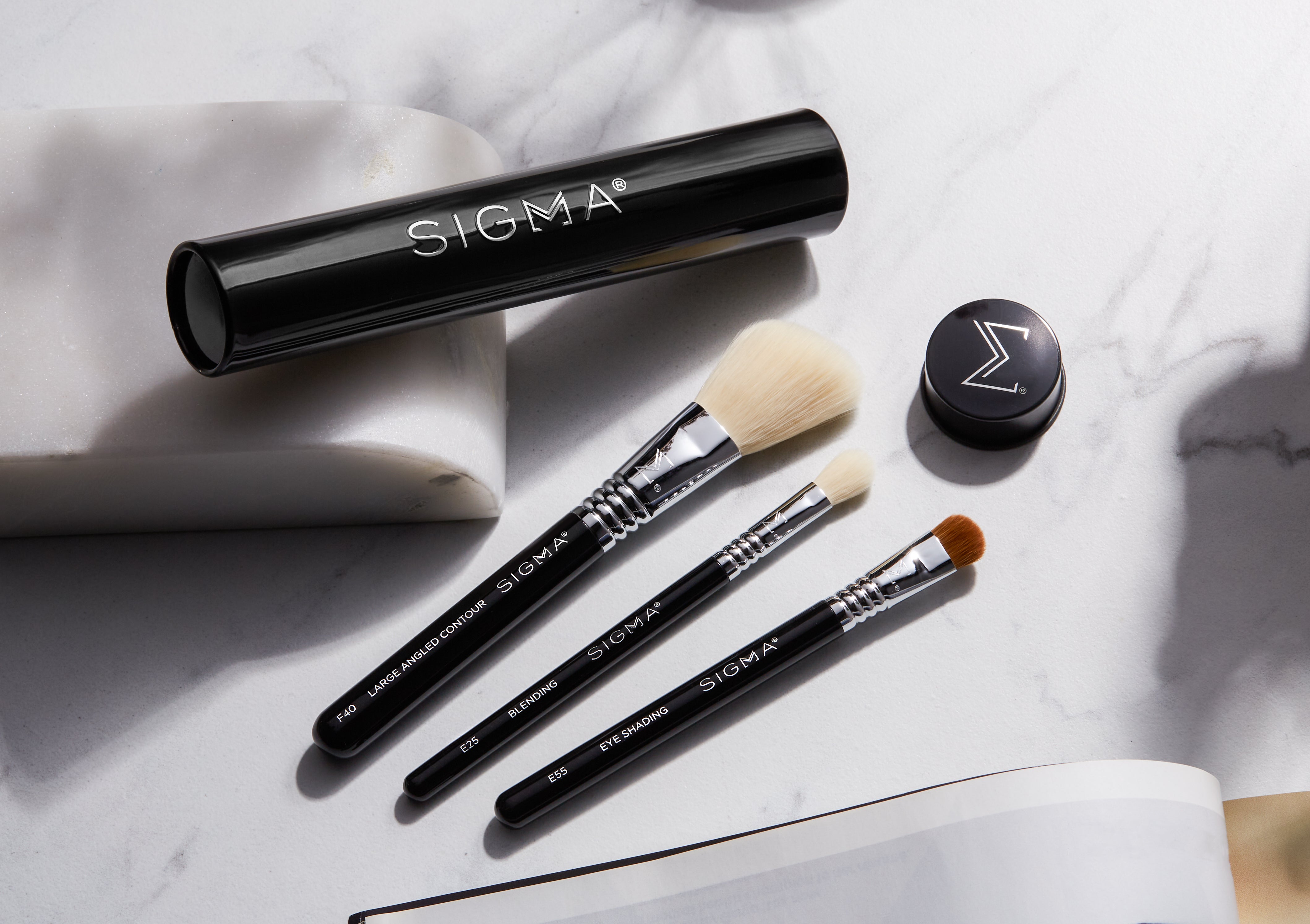 Essential Trio Brush Set- Black