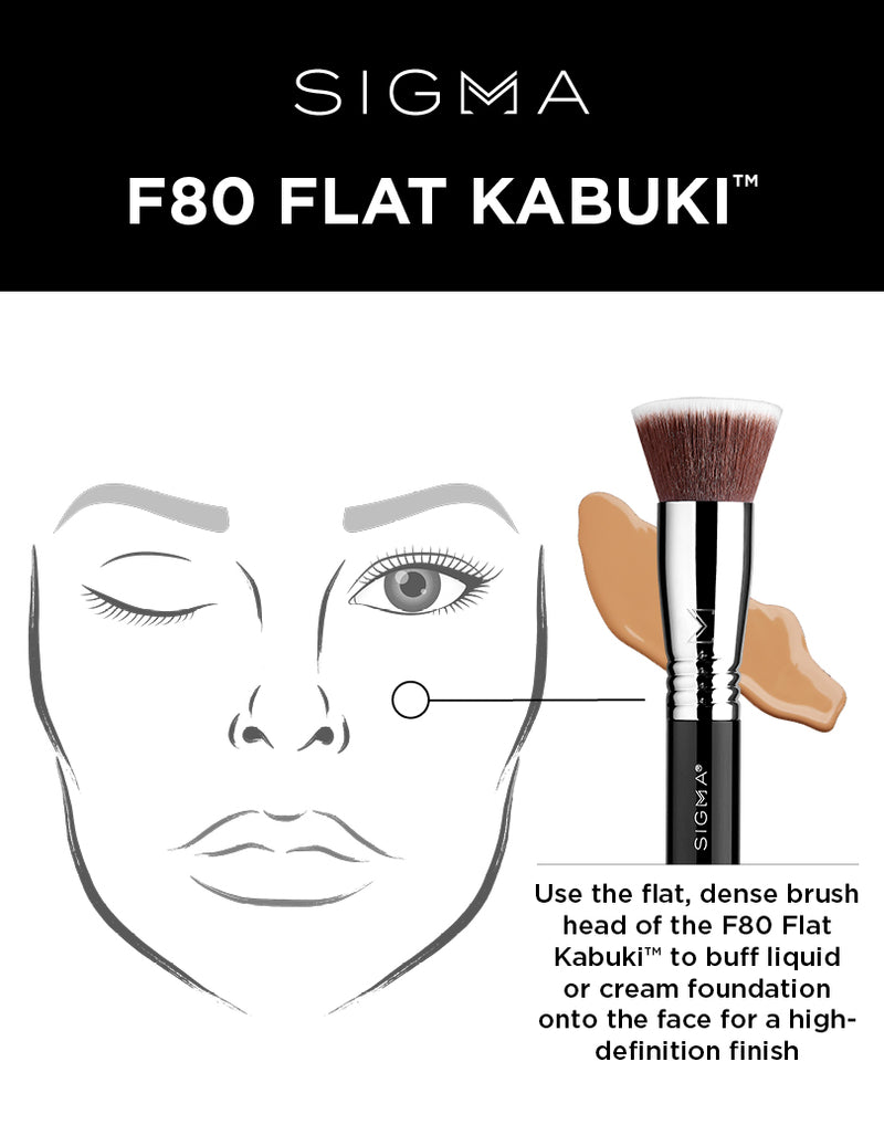 F80 - Flat Kabuki™ Brush