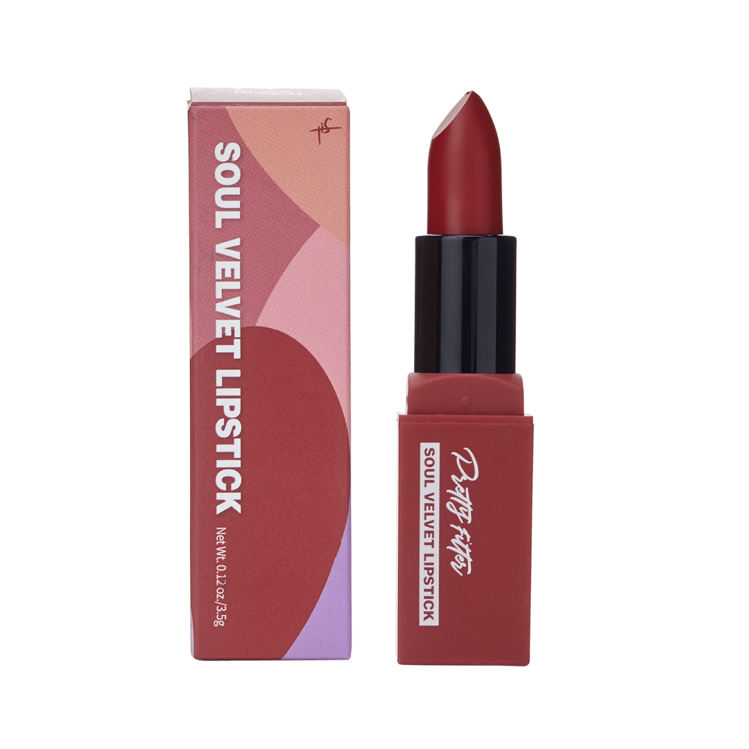 Prettyfilter Soul Velvet Lipstick #Havana Red