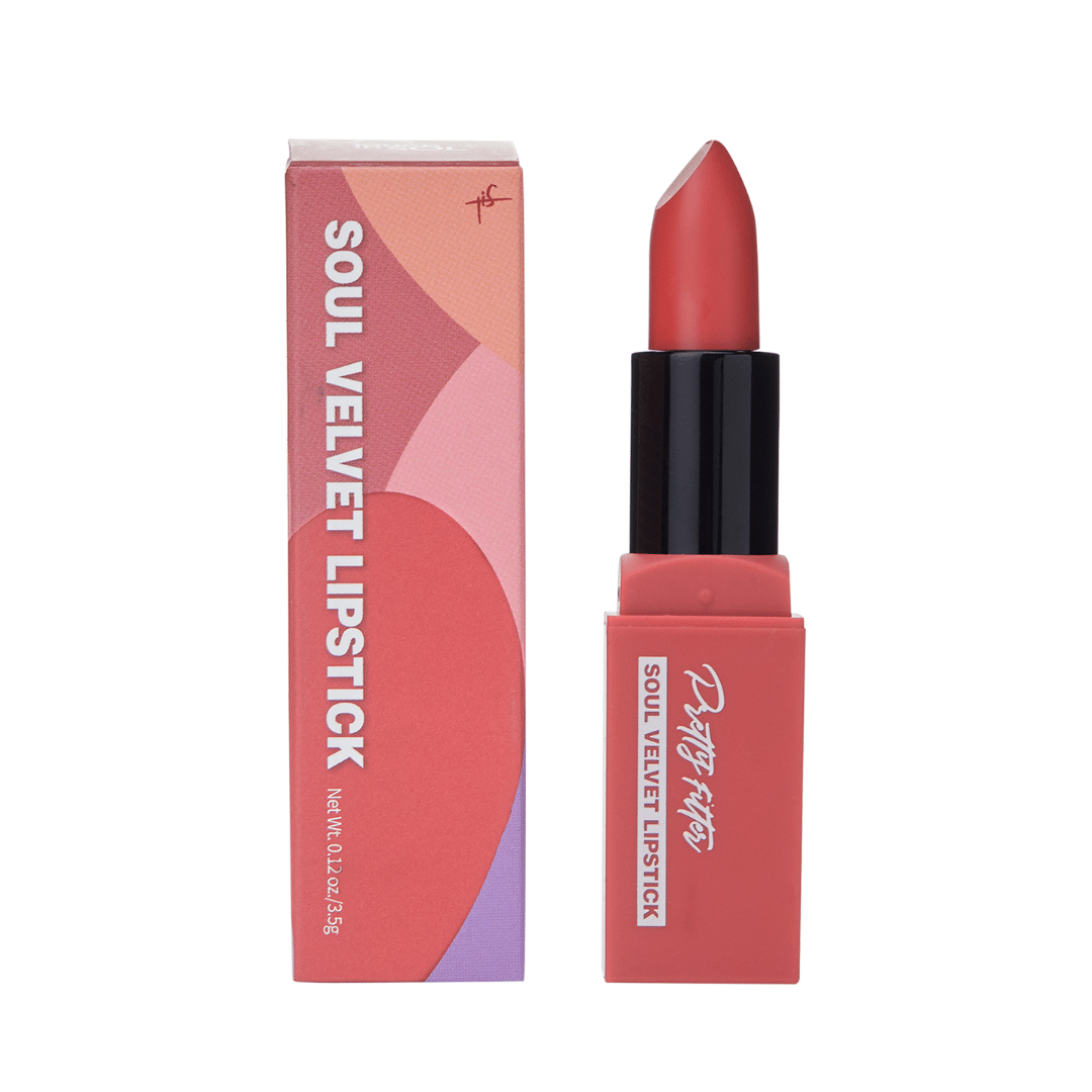 Prettyfilter Soul Velvet Lipstick #Havana Red