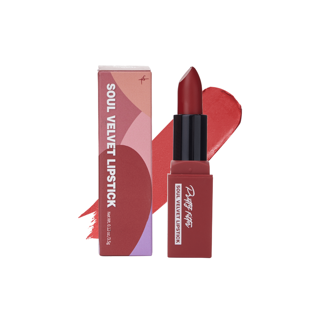 Prettyfilter Soul Velvet Lipstick #Havana Red