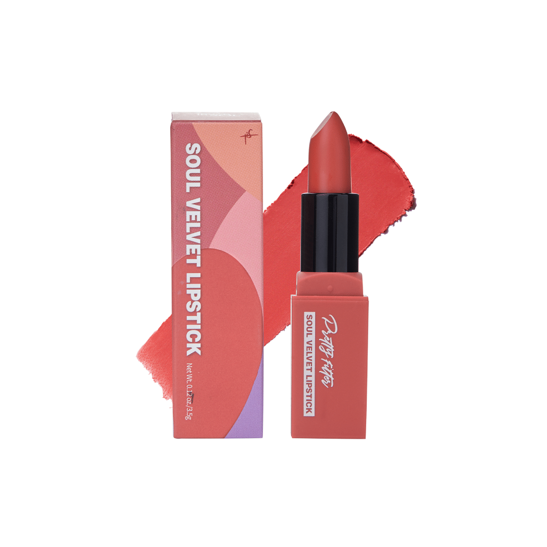 Prettyfilter Soul Velvet Lipstick #Havana Red